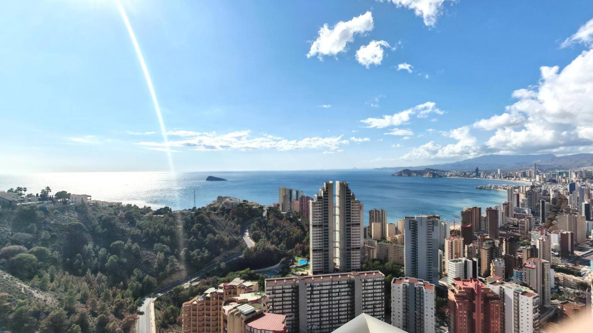 Skyline 31 Terraza Privada Con Vistas Al Mar Benidorm Exterior foto